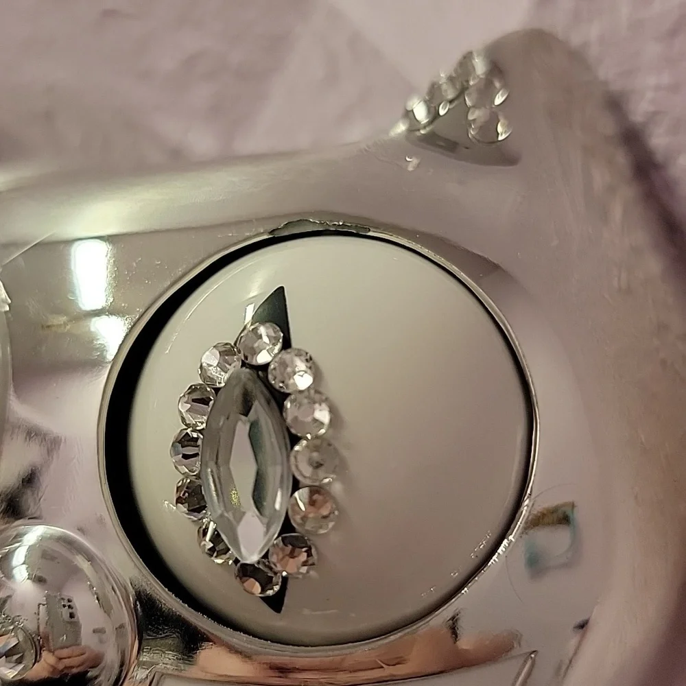 Jeweled Millennium Kit-Cat Klock Rarest Kit Cat clock Chrome